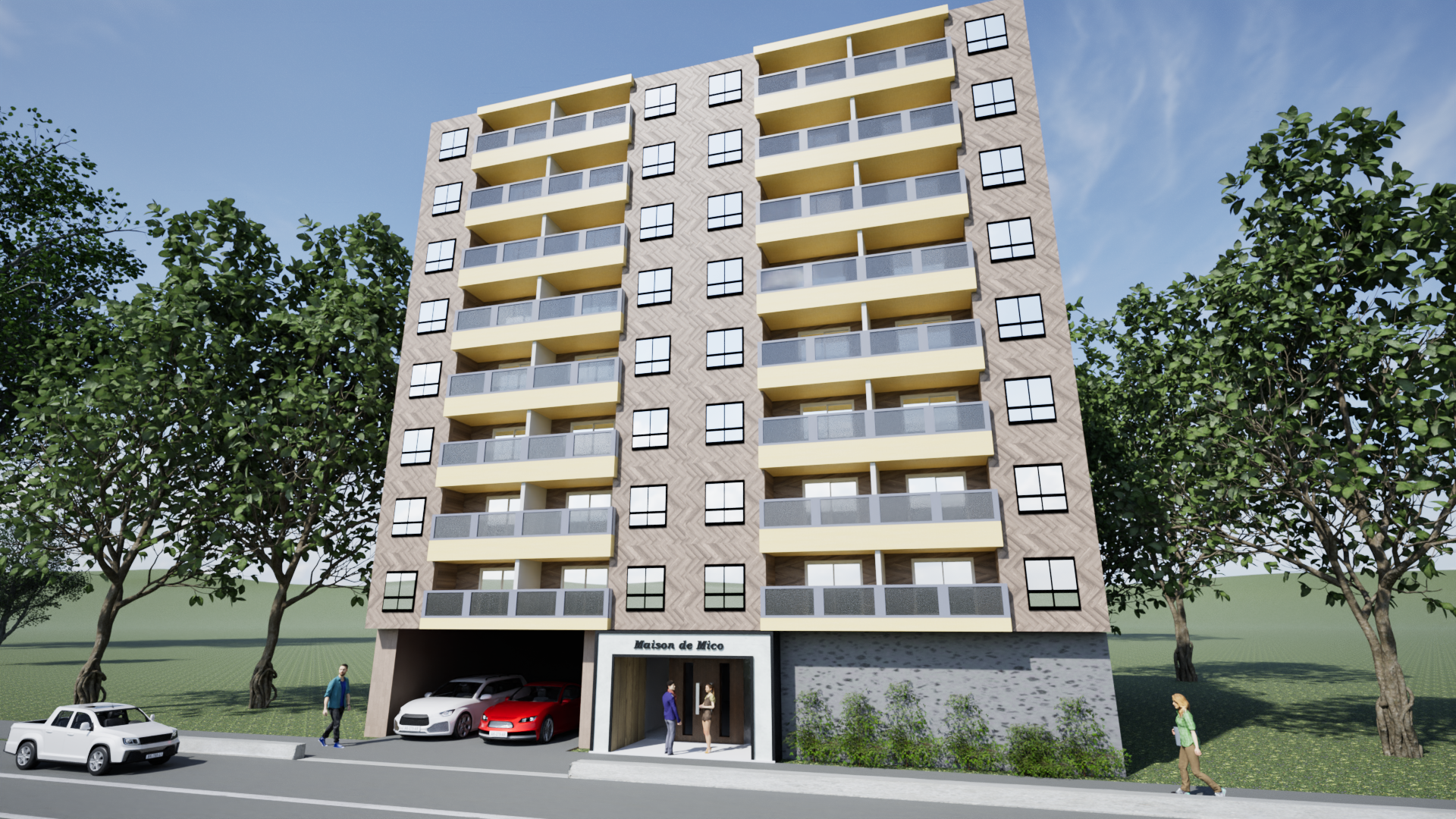 インテリアパース作品8