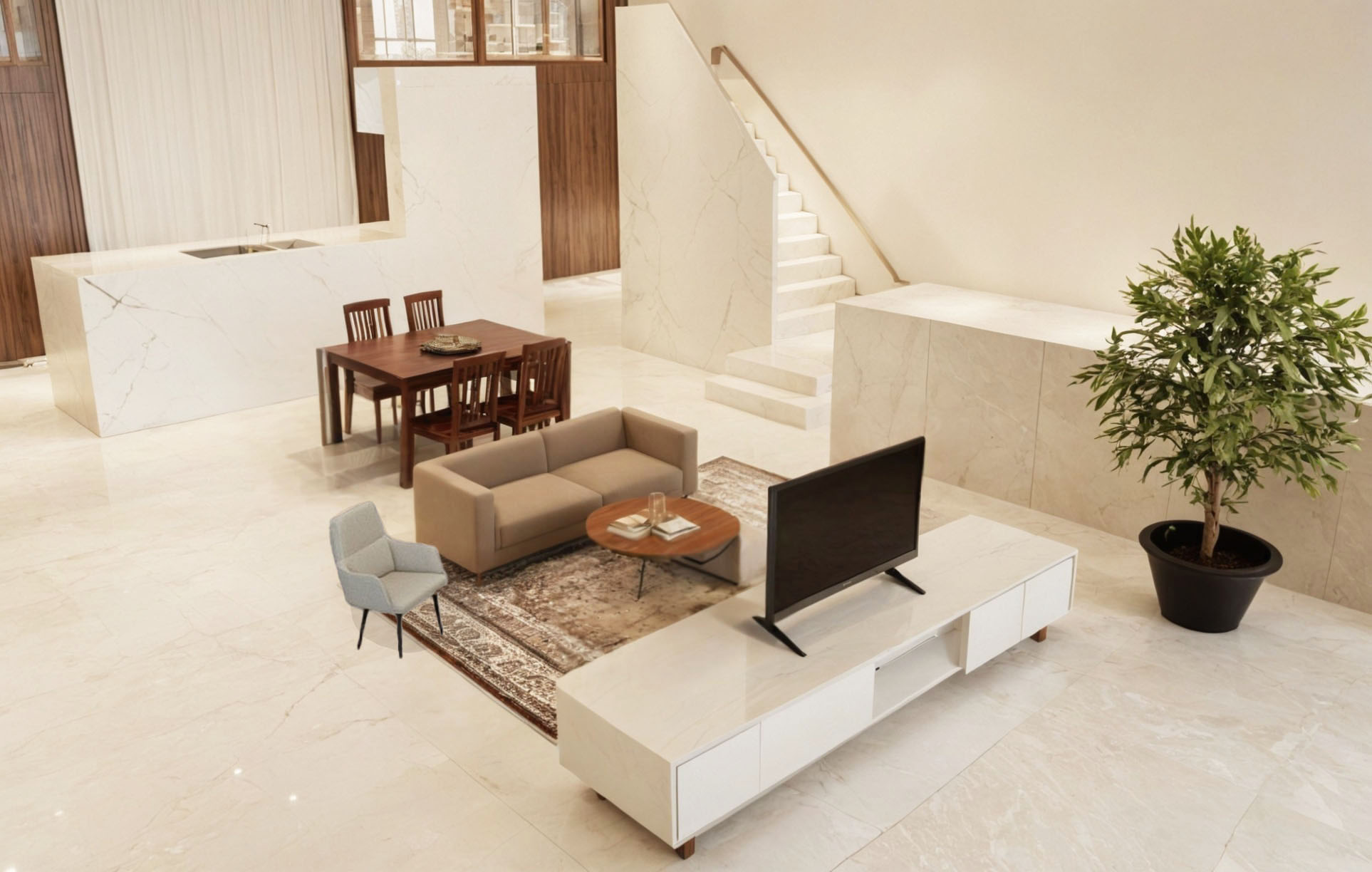 インテリアパース作品6